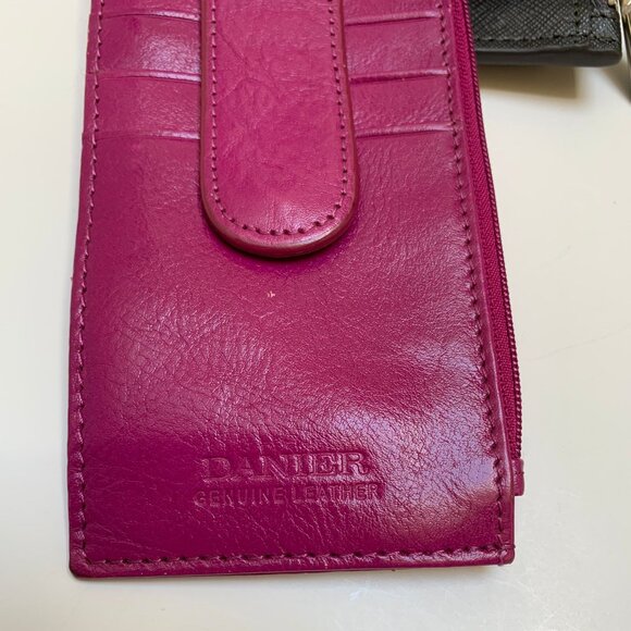 Vintage Danier Leather Card holders with zippered compartments set - Picture 2 of 5